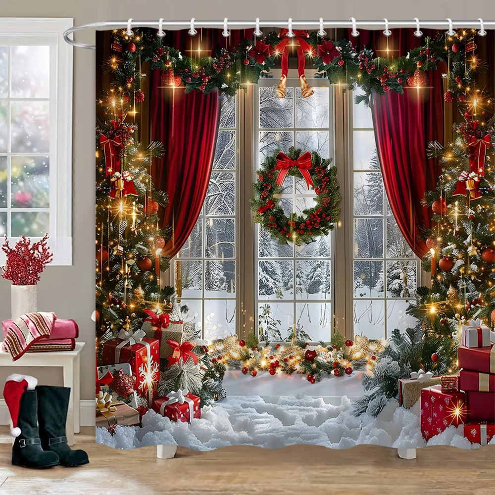 

Занавеска для душа полиэстер современный