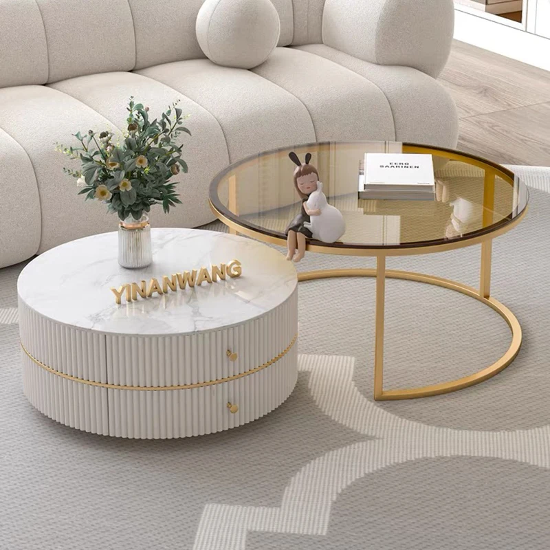 Журнальный столик с белым акцентом ночные столики скандинавский декор боковые