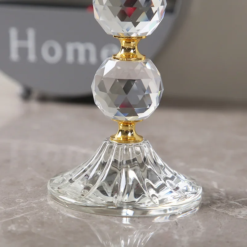 Держатель хрустальной свечи в уропейском стиле украшения для дома офисные