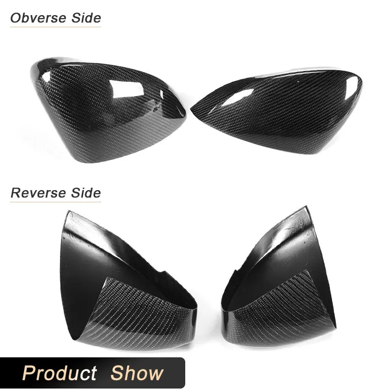Чехлы на боковые зеркала заднего вида из углеродного волокна для Jaguar F-TYPE 2013-2021