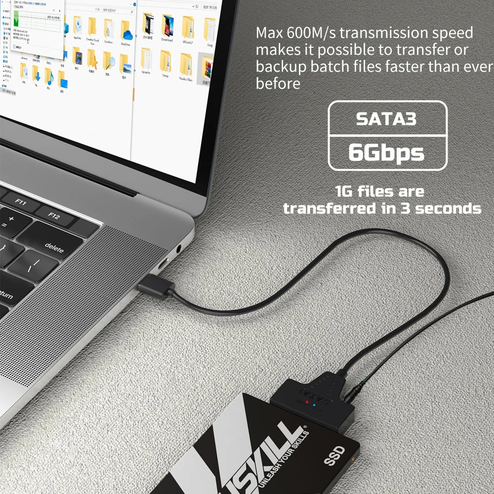 USB 3 0 к SATA/Type-C адаптер Sata кабель 2 5/3 5 дюйма SSD HDD SATA III жесткий диск с адаптером