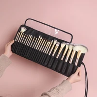 folding makeup pouch makeup brush tool storage bag travel waterproof portable large capacity cosmetic bag