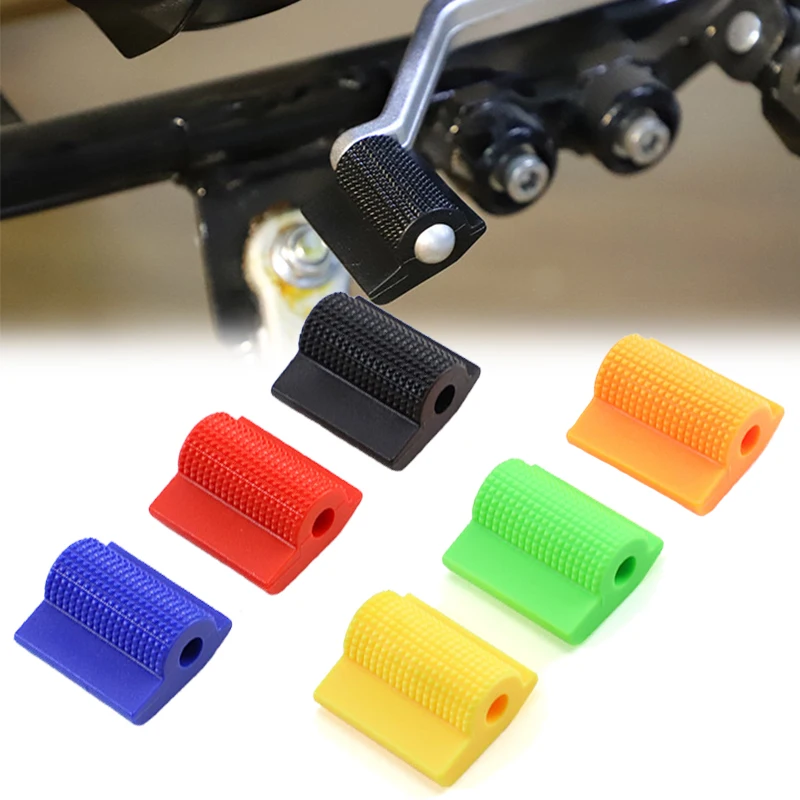 

Motorcycle Shift lever sleeve Universal Motorbike Pedal Rubber Cover Shoe Protector Foot Peg Toe Gel Sleeve Moto Accessories