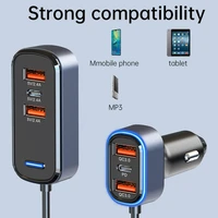 car charger convenient plug play 6 in 1 pdqc3 0 high efficiency car phone charger for automobile auto charger auto charger