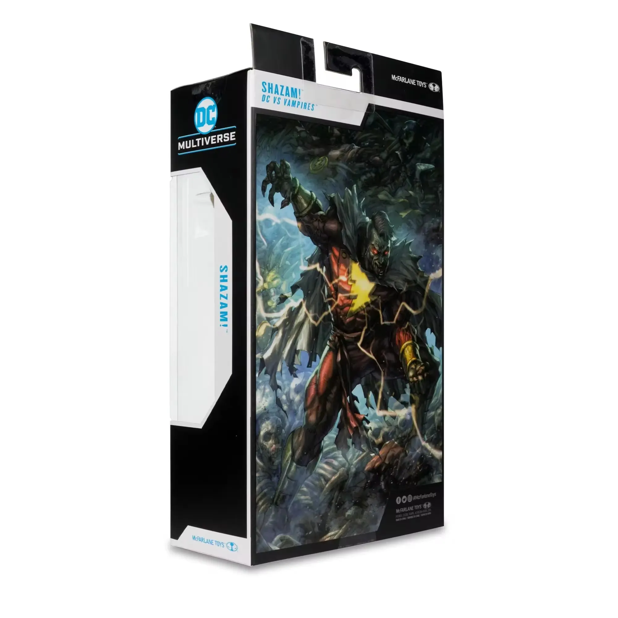 Игрушки McFarlane DC Multiverse Shazam (DC Vs вампиры) Золотая этикетка 7 дюймов фигурки героев