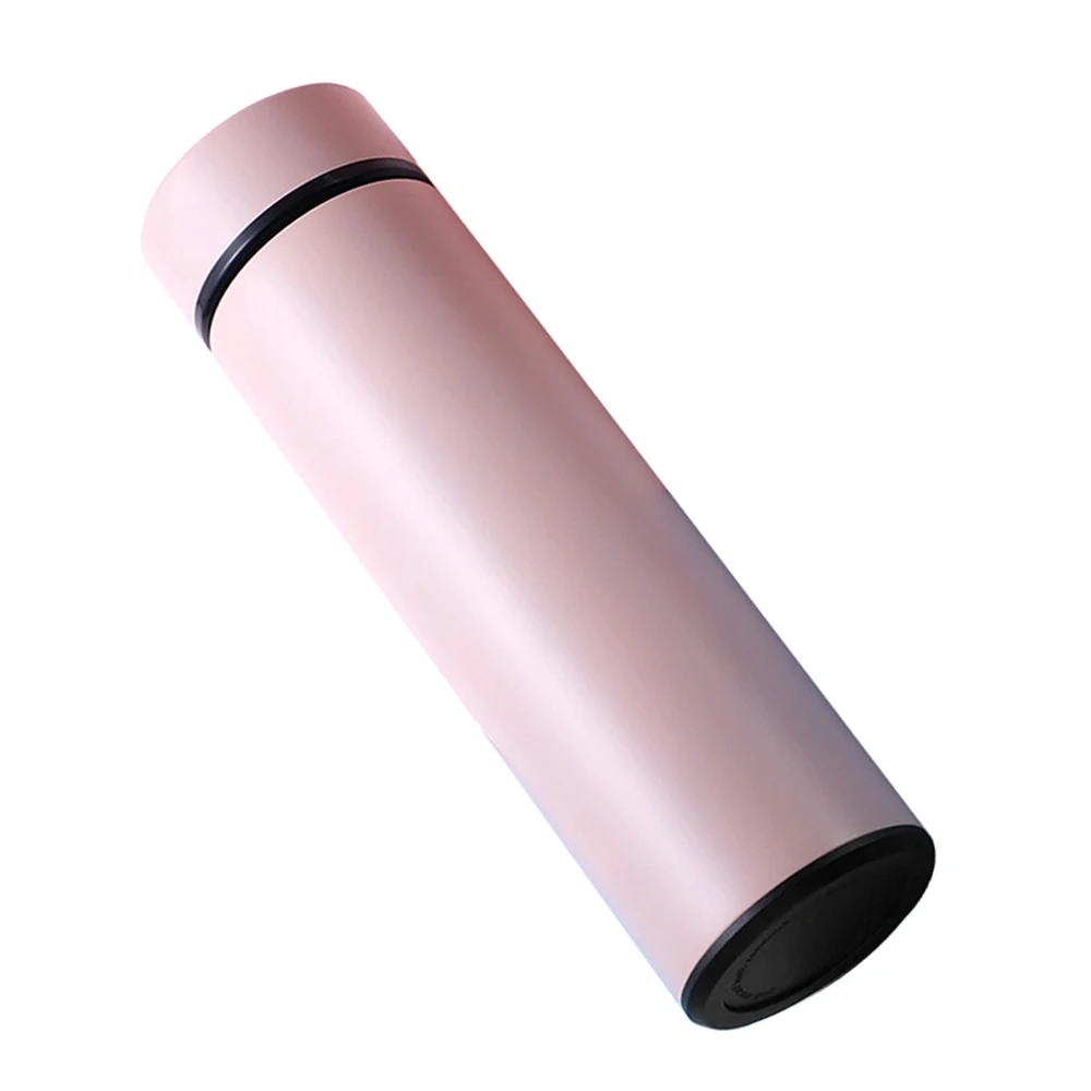 

500ml Smart Insulation Cup Vacuum Bottle Thermos 304 Stainless Steel Minimalist Water Bottle LCD Digital Screen Portable Cup