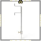 Калибр столба звук виолончели, инструмент Виолончель дюйма, инструмент для самостоятельной сборки, хромированная Виолончель, серебристый цвет