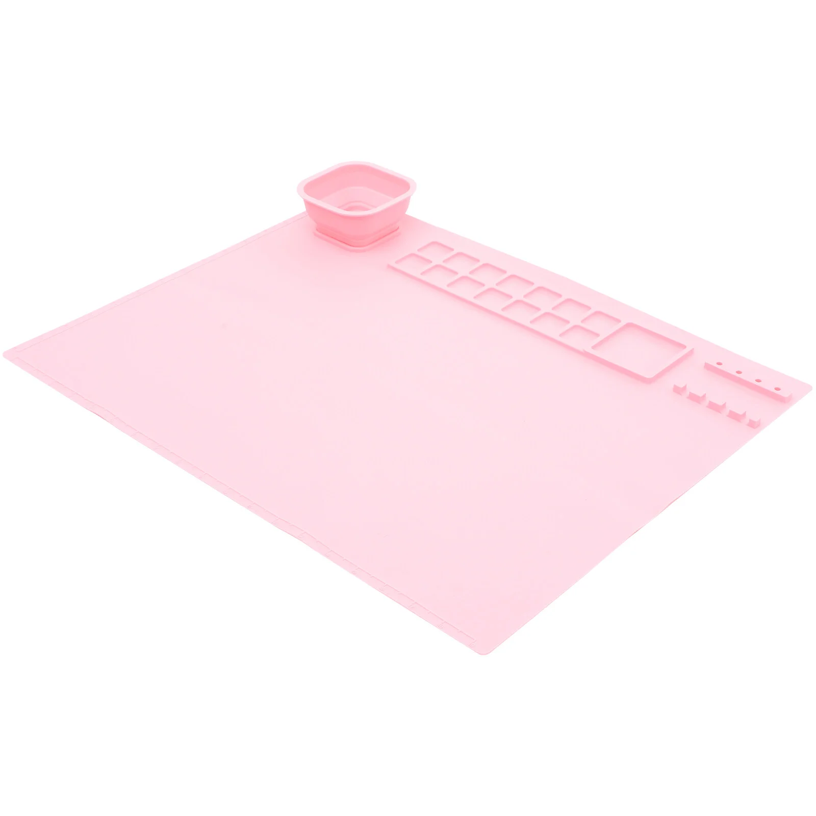 

Painting Silicone Pallet Kids Drawing Pad Palettes Tray Color Plate Acrylic Multifunctional Pad DIY