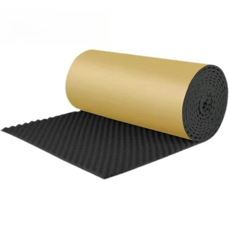 

Универсальная Звукоизоляционная Волнистая Пена Толщиной 2 См Для Автомобилей: Для Пола, Крыши, Дверей, Крыльев, Шумопоглощающая