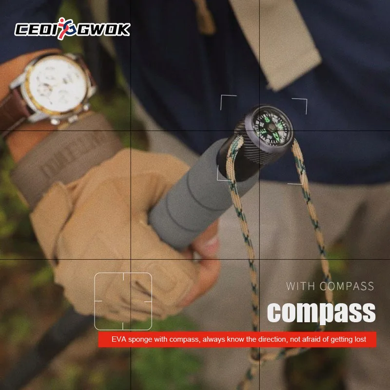 Палки для трекинга CEOI GWOK многофункциональные складные палки альпинизма