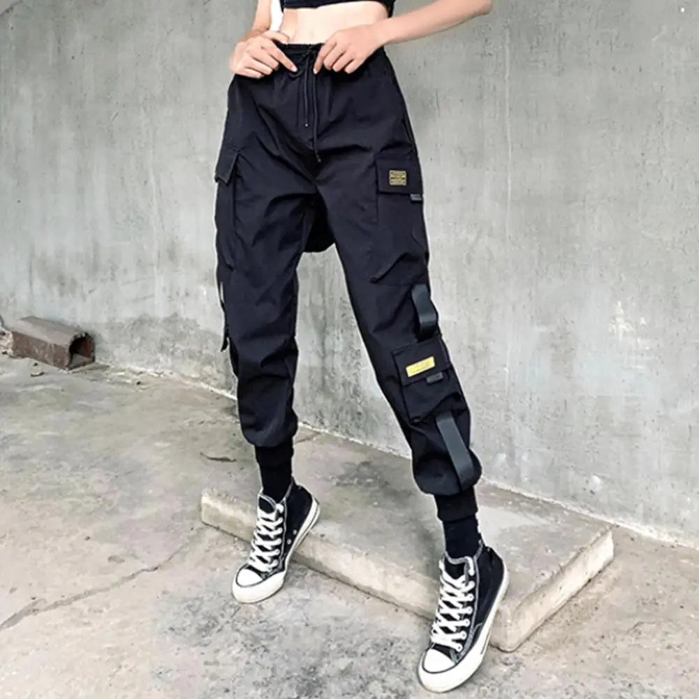 

Cargo Pants All Match Solid Color Young Wear-resistant Lady Trousers Trousers for Home