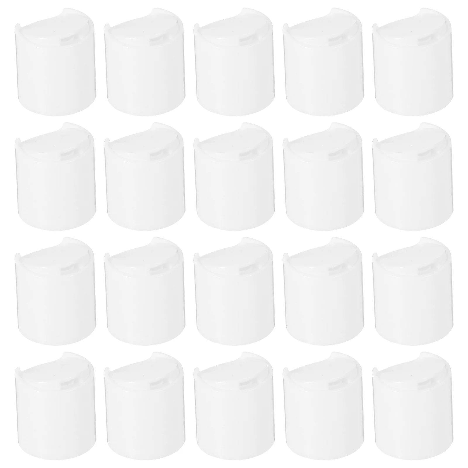

50 Psc Facial Wash Lotion Bottle Caps Squeeze Shampoo Replacement Container Cover White Tops Decorative Lids