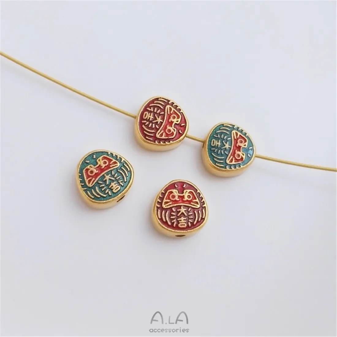 Sha Jin Di You Shao Lan Chuan Zhu Аксессуары Zhao Cai Mao Xing Shi Lian Hua Ge Gu Y Браслет Ювелирные изделия