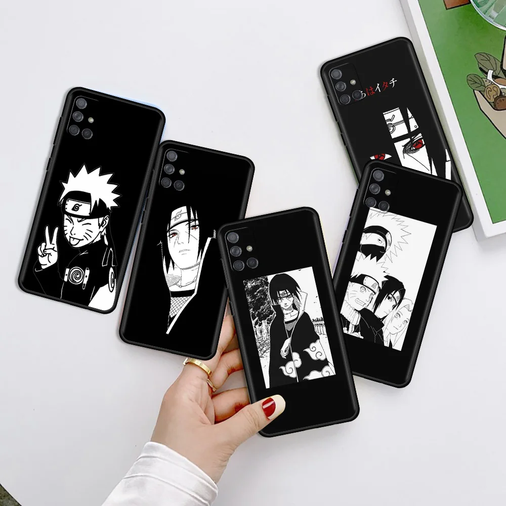 

Anime Naruto Hatake Case For Samsung Galaxy A52 A12 A51 A53 A33 A71 A32 A31 A21 A01 A11 A22 Black TPU Phone Shell