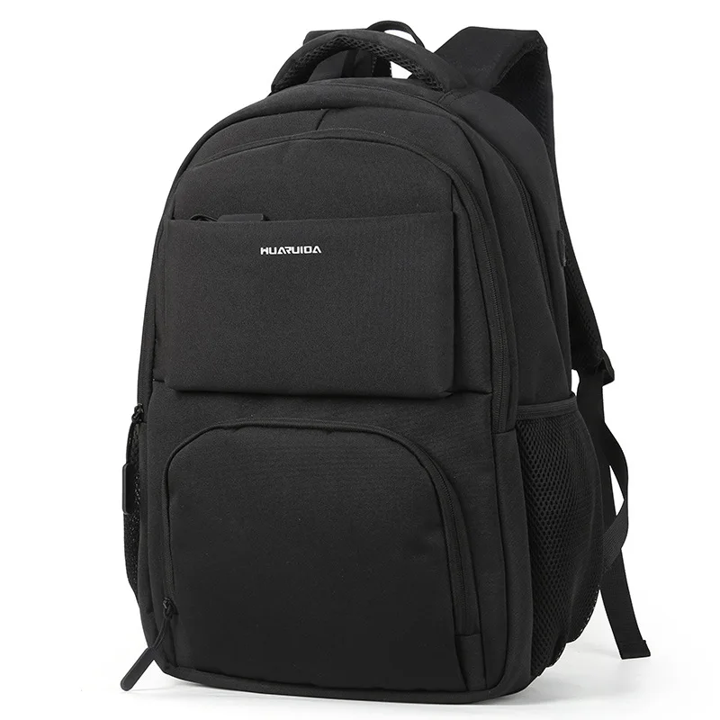 

Деловой нейлоновый рюкзак для мужчин, Повседневная модная школьная сумка в академическом стиле, вместительный дорожный ранец для ноутбука 15,6 дюйма