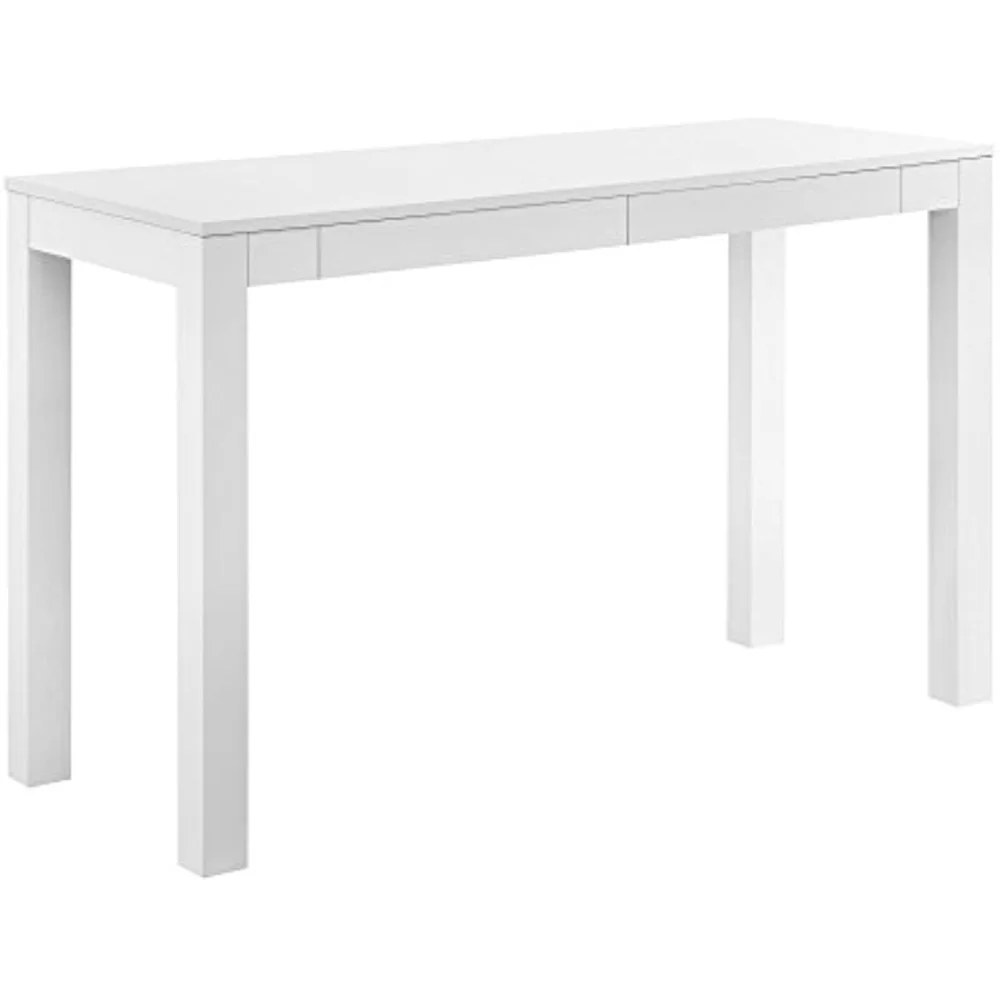 

Parsons Xl стол с 2 ящиками, белый