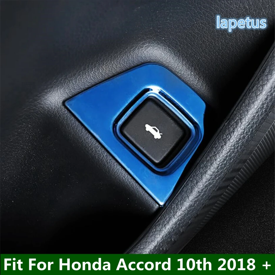

Tailgate Rear Trunk Door Button Decoration Frame Cover Trim 1 Piece Fit For Honda Accord 10th 2018 - 2022 Interior Accessories
