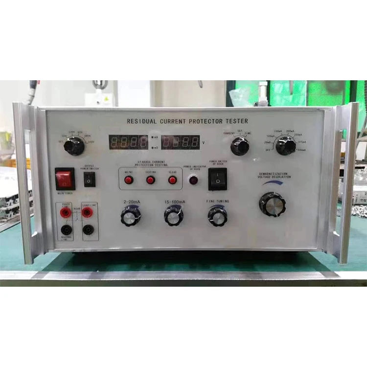 

Huazheng Electric HZ500-1 residual current protection test