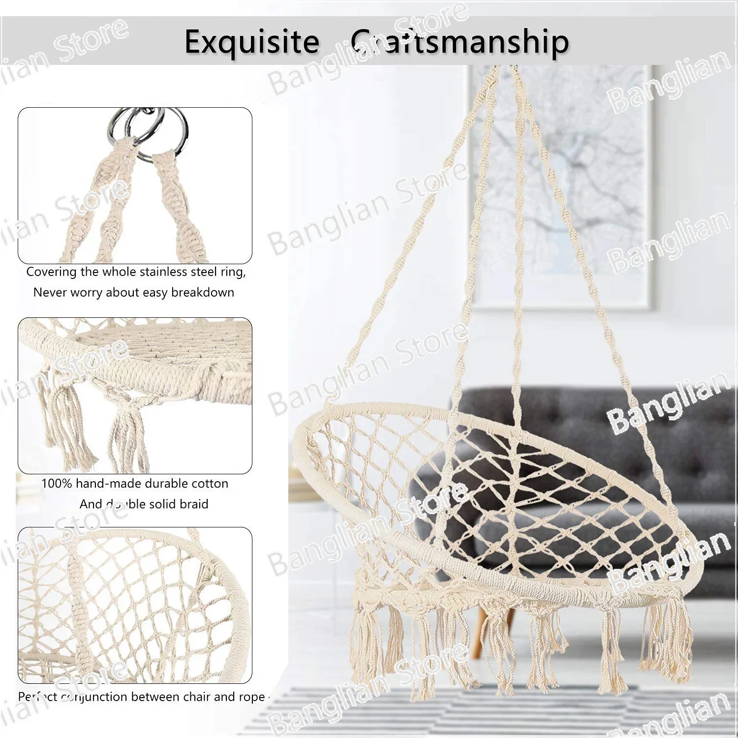 Постельный коллаж с ярлом хамка redonda кон estilo de borla algodón