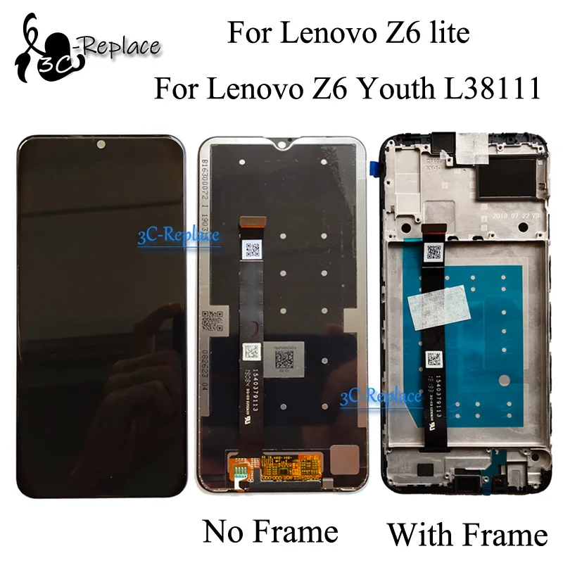 ЖК-дисплей 6 3 дюйма для Lenovo Z6 lite / Youth L38111 сенсорный экран с дигитайзером в сборе