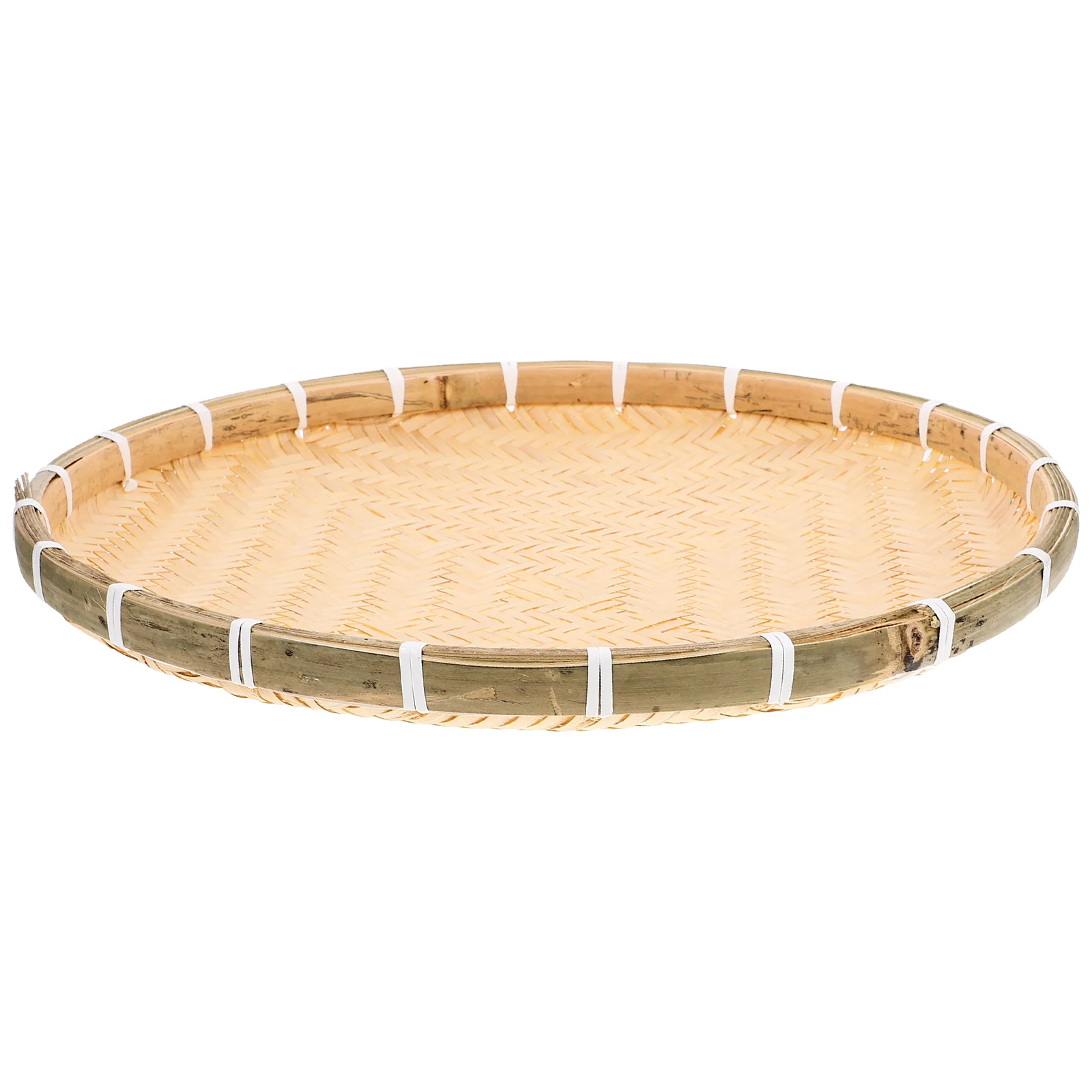 

Bamboo Weaving Tray Woven Basket Round Bamboo Food Tray Food Drying Tray Crazy