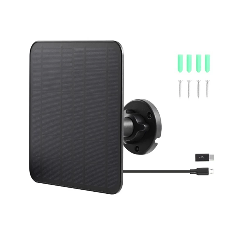 5 в Вт солнечная панель с кабелем камера зарядное устройство солнечной панели 360 °