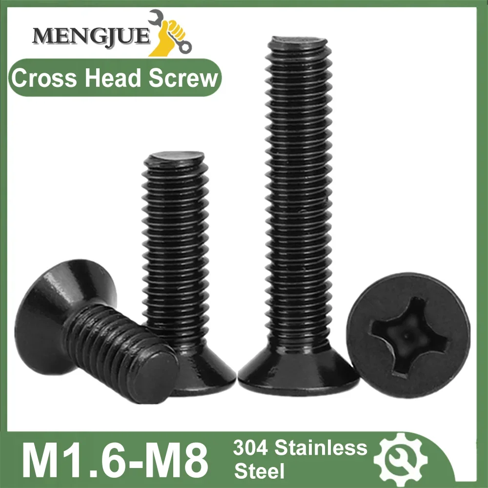 

5-50 шт., плоские крестообразные винты из нержавеющей стали