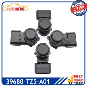 4pcs NEW Black PDC Parking Sensor 39680-TZ5-A01 For Acura MDX RLX 3.5L 2014-2016 39680-TV0-E11 39680-TV0-E01 39680-TV0-E01ZZ