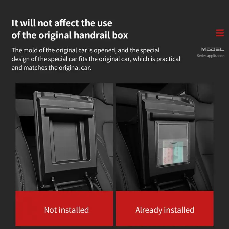 

Durable Armrest Organizer Practical Stable Storage Box Convenient Convenient Installation Portable Perfect Fit