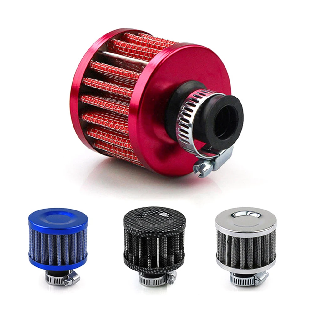 12 мм воздушный фильтр универсальный углеродный круглый карбон с двигателем