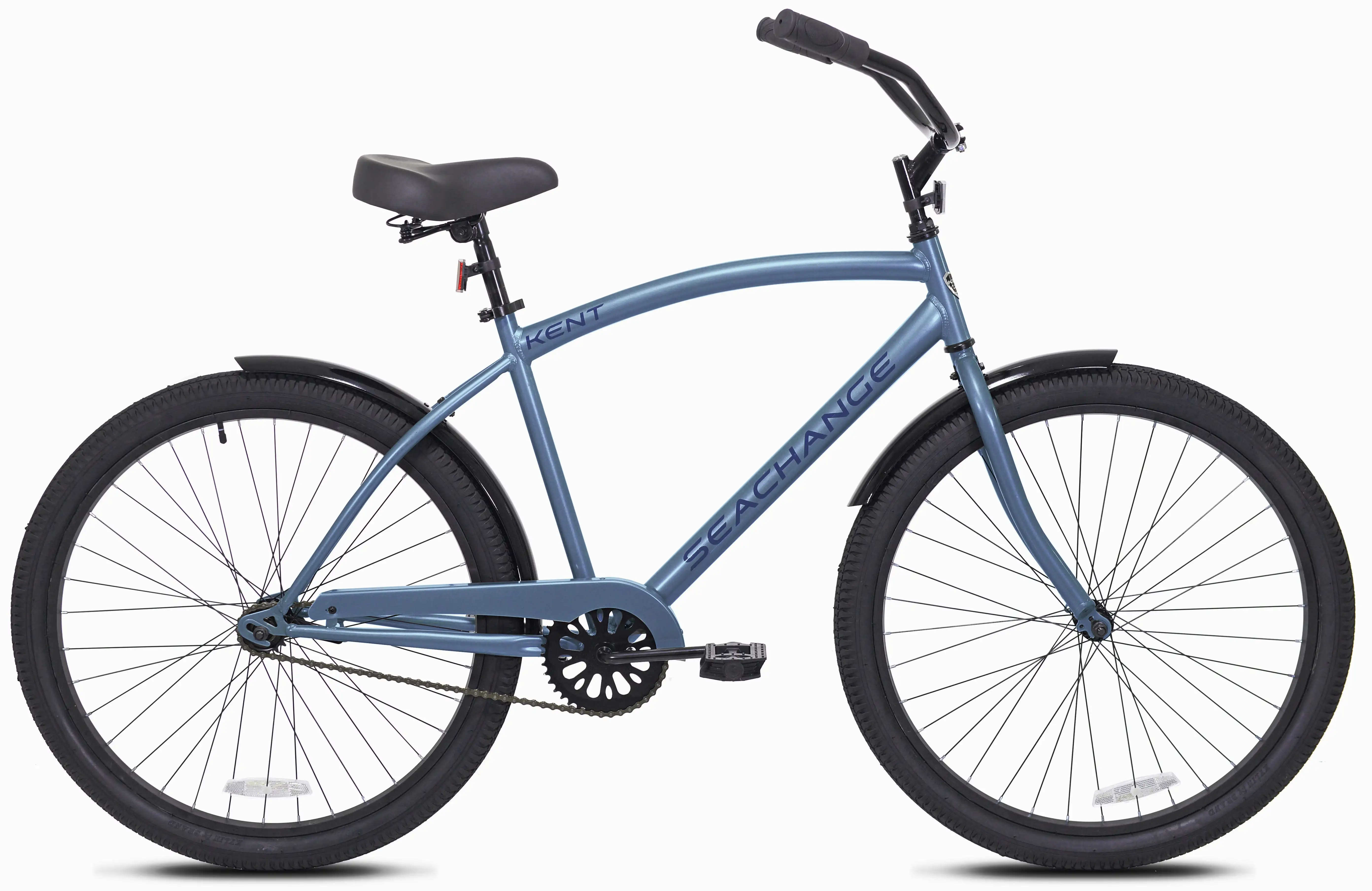

27.5 in Male Sea Change Beach Cruiser Bike, Metallic Blue