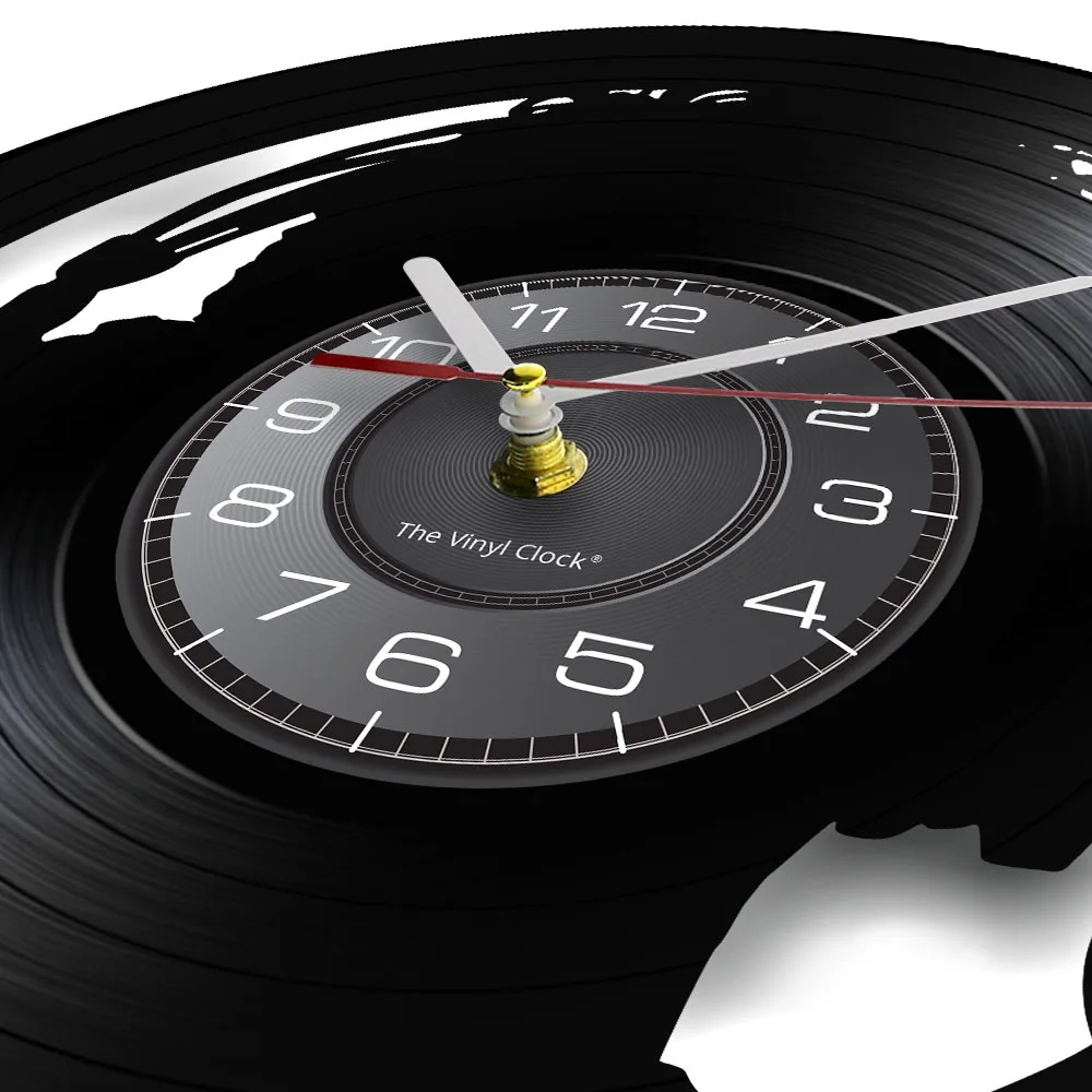 Настенные наручные наушники с изображением диджея настенные часы виниловыми