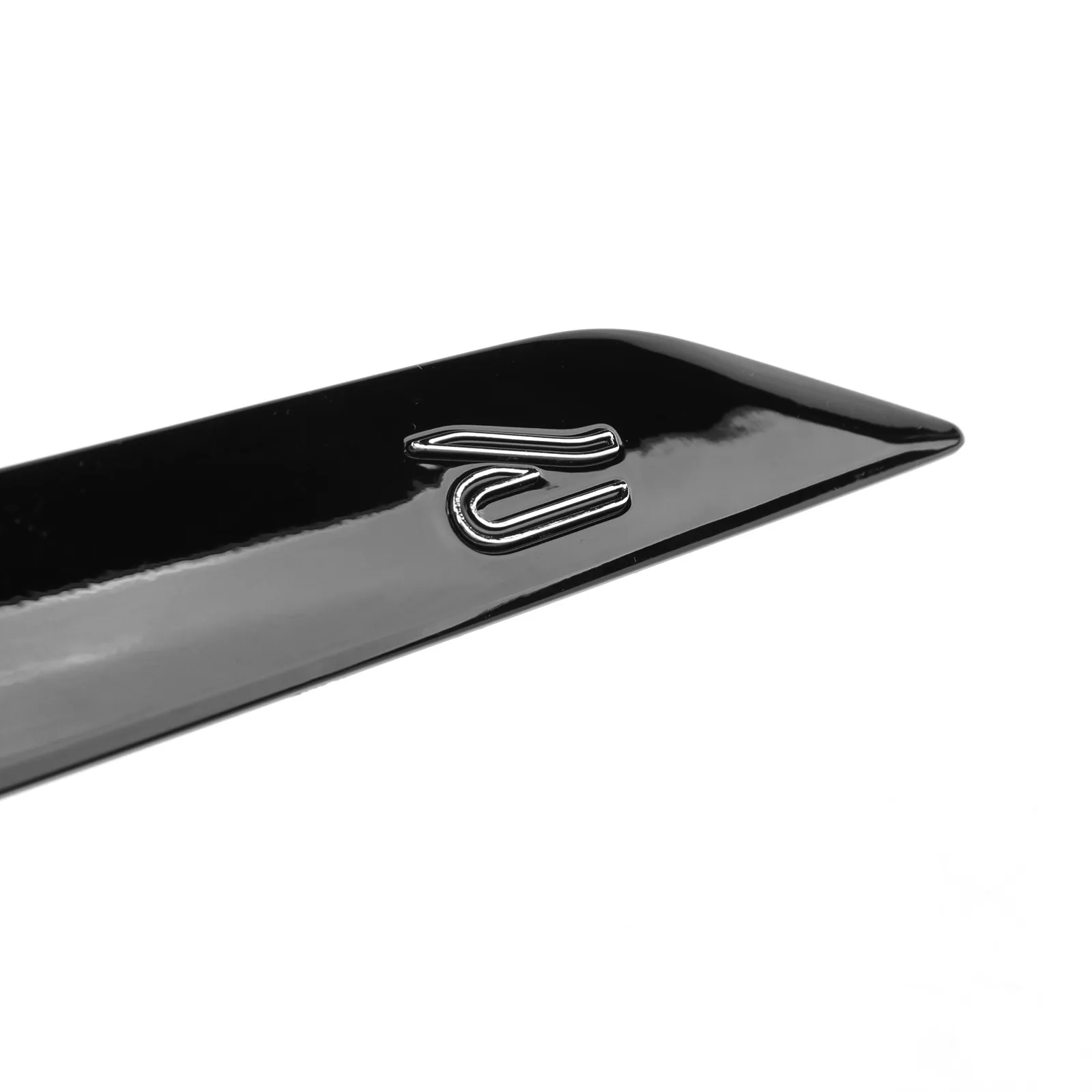 Блестящий черный R боковое крыло значок на Набор наклеек с эмблемой кузова