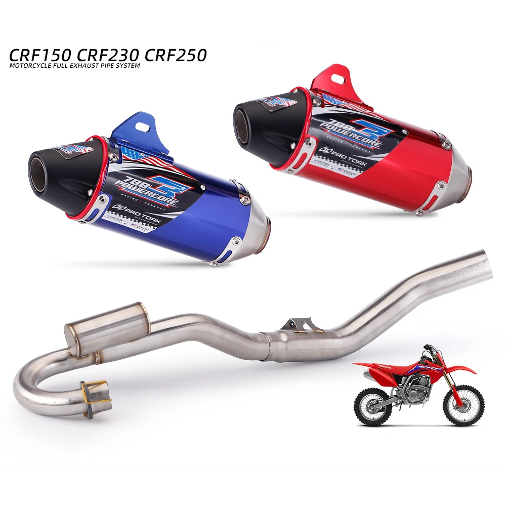 Глушитель выхлопных газов для внедорожника 45 мм Honda CRF150 CRF230 CRF250 аксессуары