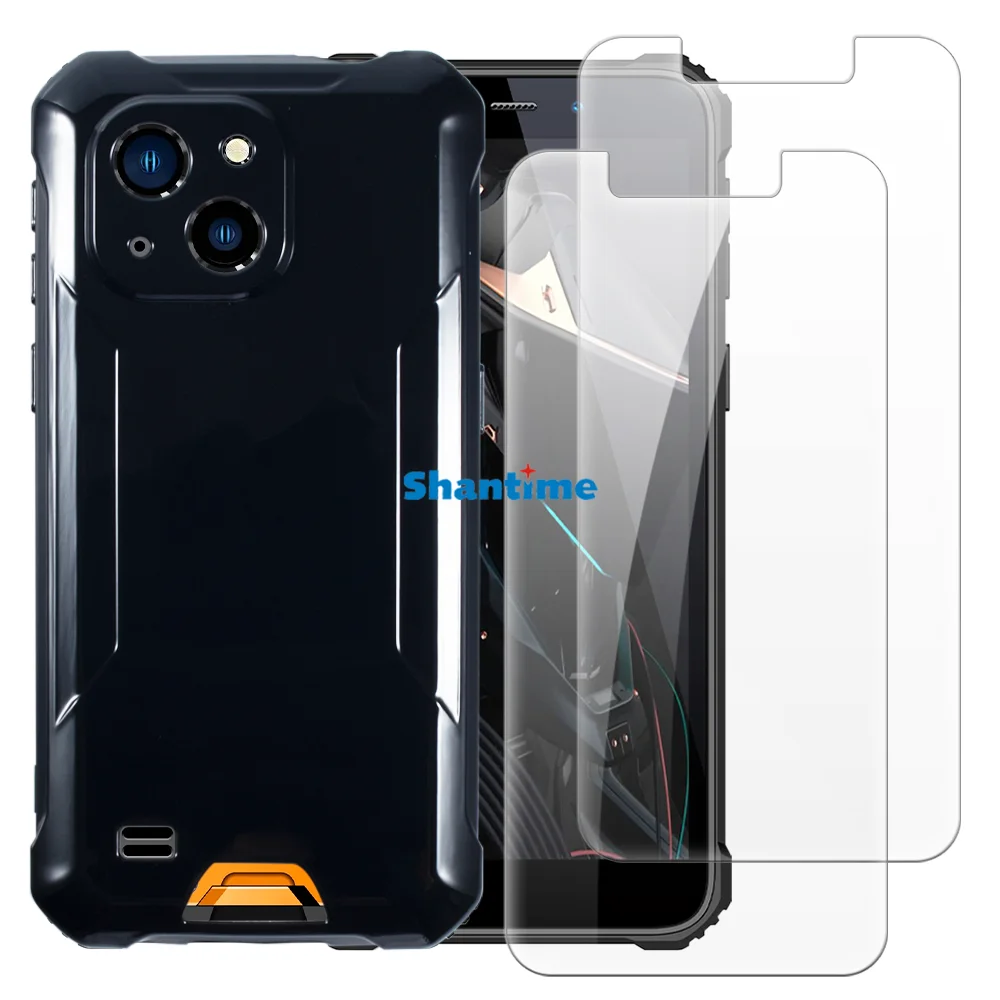 Мягкий чехол + комплект из закаленного стекла для Oukitel WP32 Pro защита всего тела