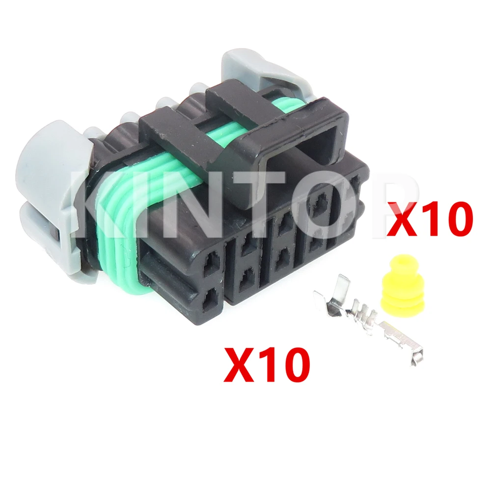 1 комплект, 10 контактов, 12177081, 12065425 детали автомобиля, автомобильная проводка, водонепроницаемый разъем с проводами 12045808