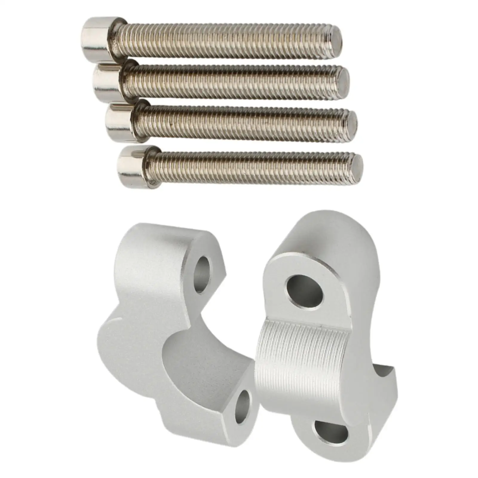 

1 Pair Motorcycle Handlebar Riser Clamp Fit for Parts Aluminum Alloy Improve Sitting Posture