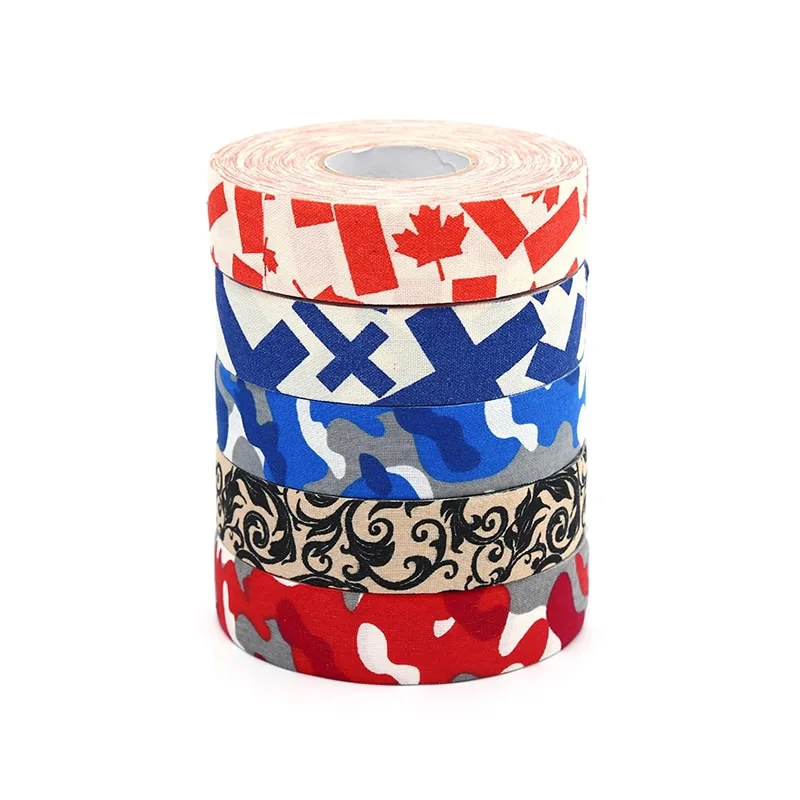 Buy 1 rulo 2.5cm * 25m hokey sopası bant aşınmaya dayanıklı kaymaz Badminton lakros buz hokeyi kaymaz bant spor güvenliği renkli