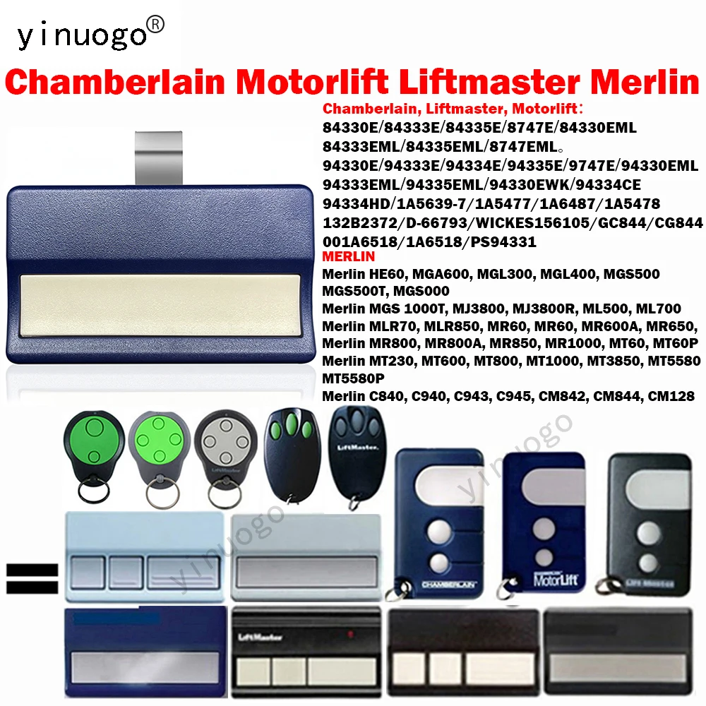 Chamberlain Liftmaster Motorlift 84330E 84333E 84335E 8747E 1A5639-7 Дубликатор с дистанционным управлением для