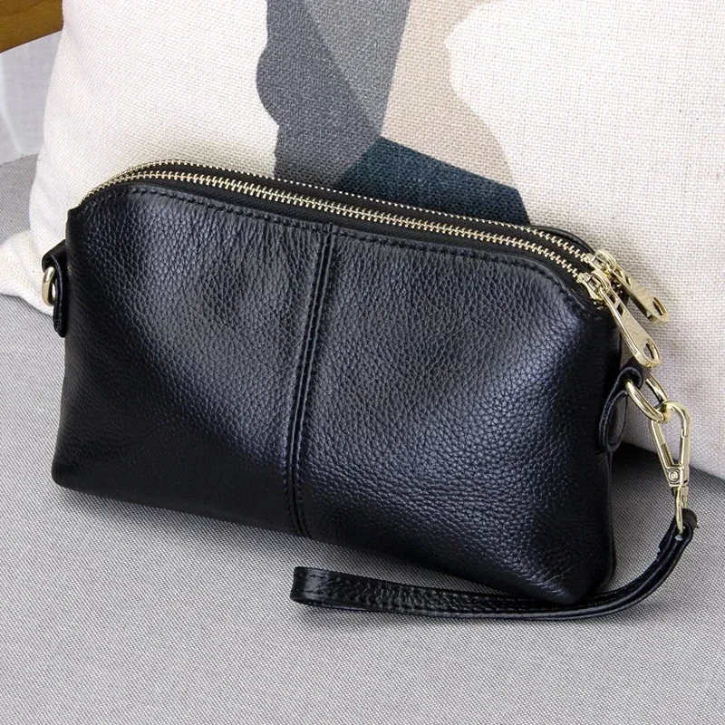 

Quality Clutch High Crossbody Handbag Fashion Small For Women Leather Bag Ladies Genuine Purse Bag Bags Shoulder Luxury Clutch
