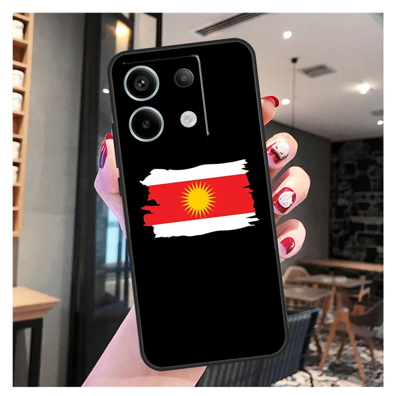 Чехол с флагом Yazidis для Xiaomi Redmi Note 13 Pro 12 11 9 10 12S 11S 10S 9S 10C 12C 13C чехол