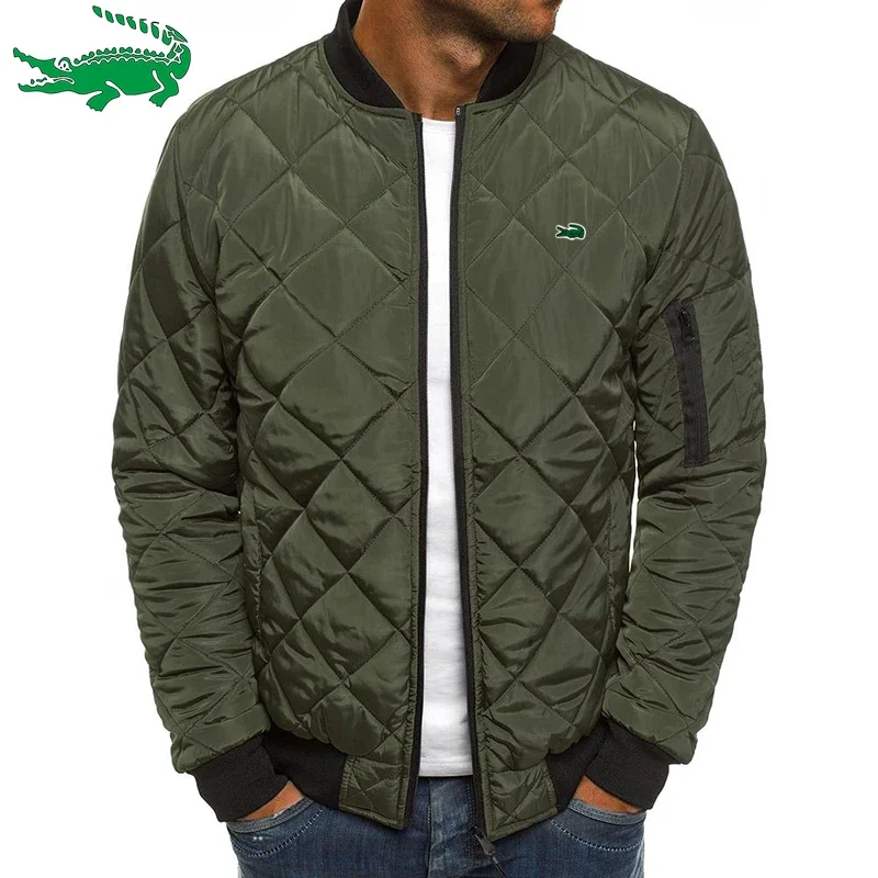 

New Autumn and Winter Men's Warm, Windproof and Rainproof Standing Collar Cotton-padded Jacket Jacket Jack S-3XL