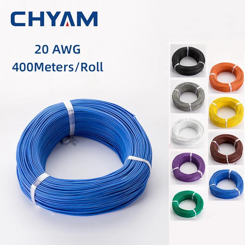 

400 метров/рулон, 20AWG 100/0 мм2, мягкий силиконовый провод. 08TS, термостойкий кабель, соединитель электрической проводки