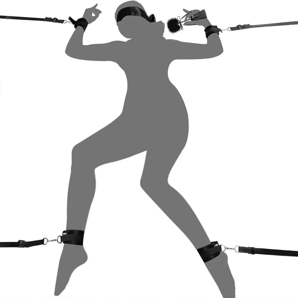 Секс-бондаж БДСМ-комплект набор ограничений секс-игрушки с ручными манжетами