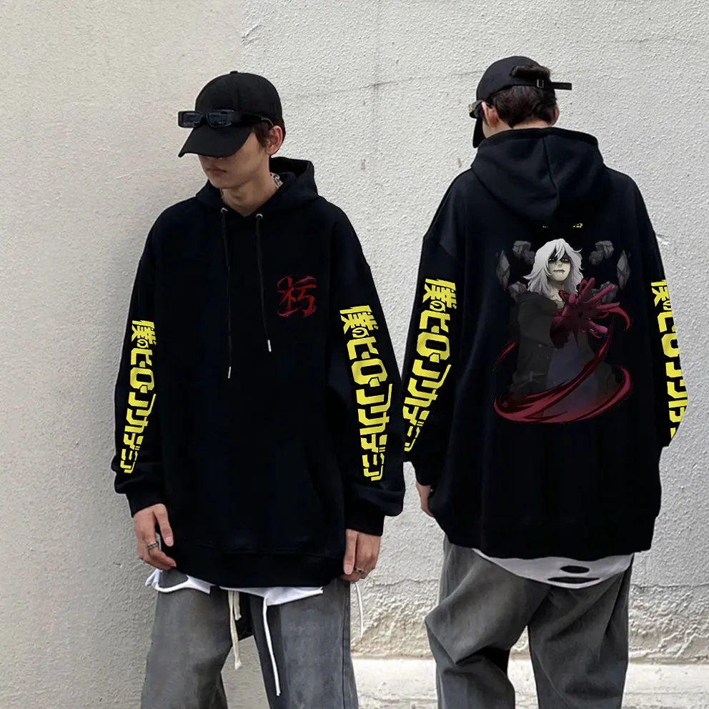 

Толстовка мужская оверсайз с капюшоном и графическим принтом, из хлопка