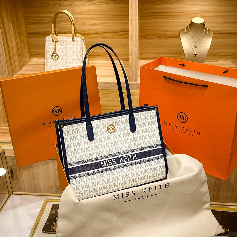 

IVK designer bags luxury Printed Large Capacity Commuter Versatile One Shoulder Bag messenger bag crossbody bags tote bag