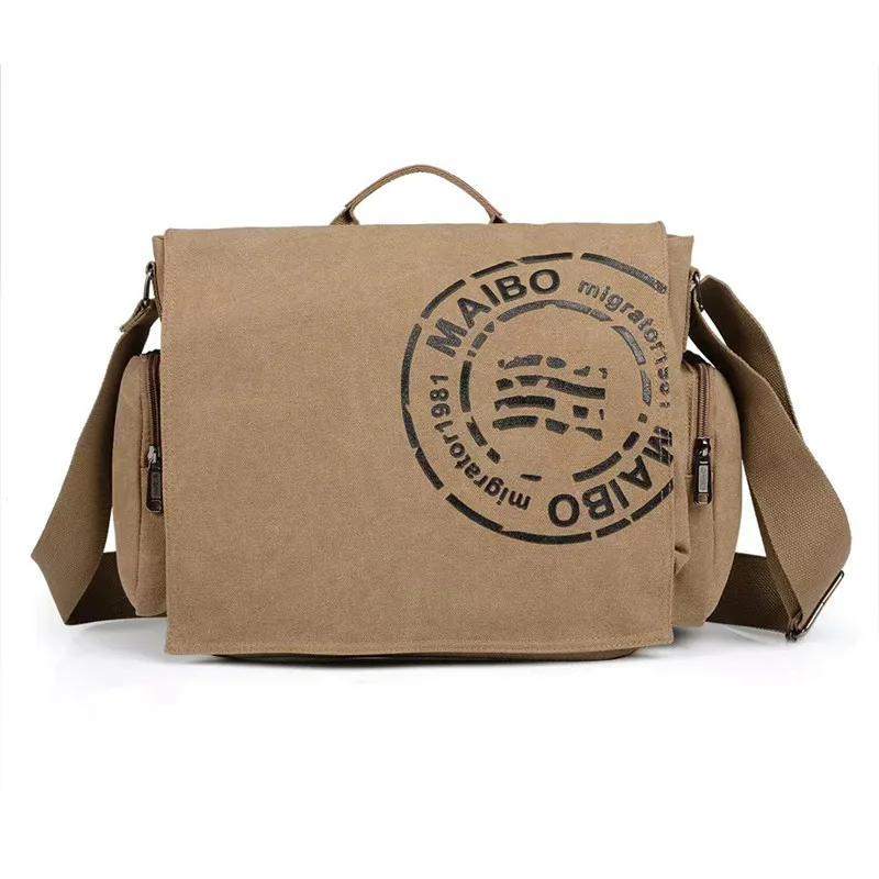 Вместительная универсальная сумка новинка 2022 Мужская Холщовая Сумка на одно