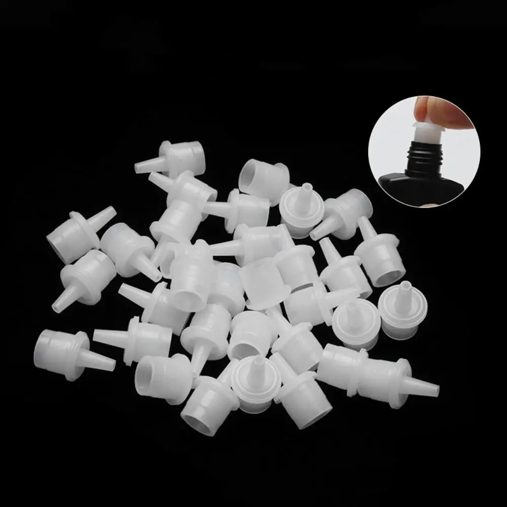 

20pcs Bottle neck Eyelash Extensions Glue Bottle Stopper Eyelash Growth Liquid Container Sealing Replacement Head Special Plug