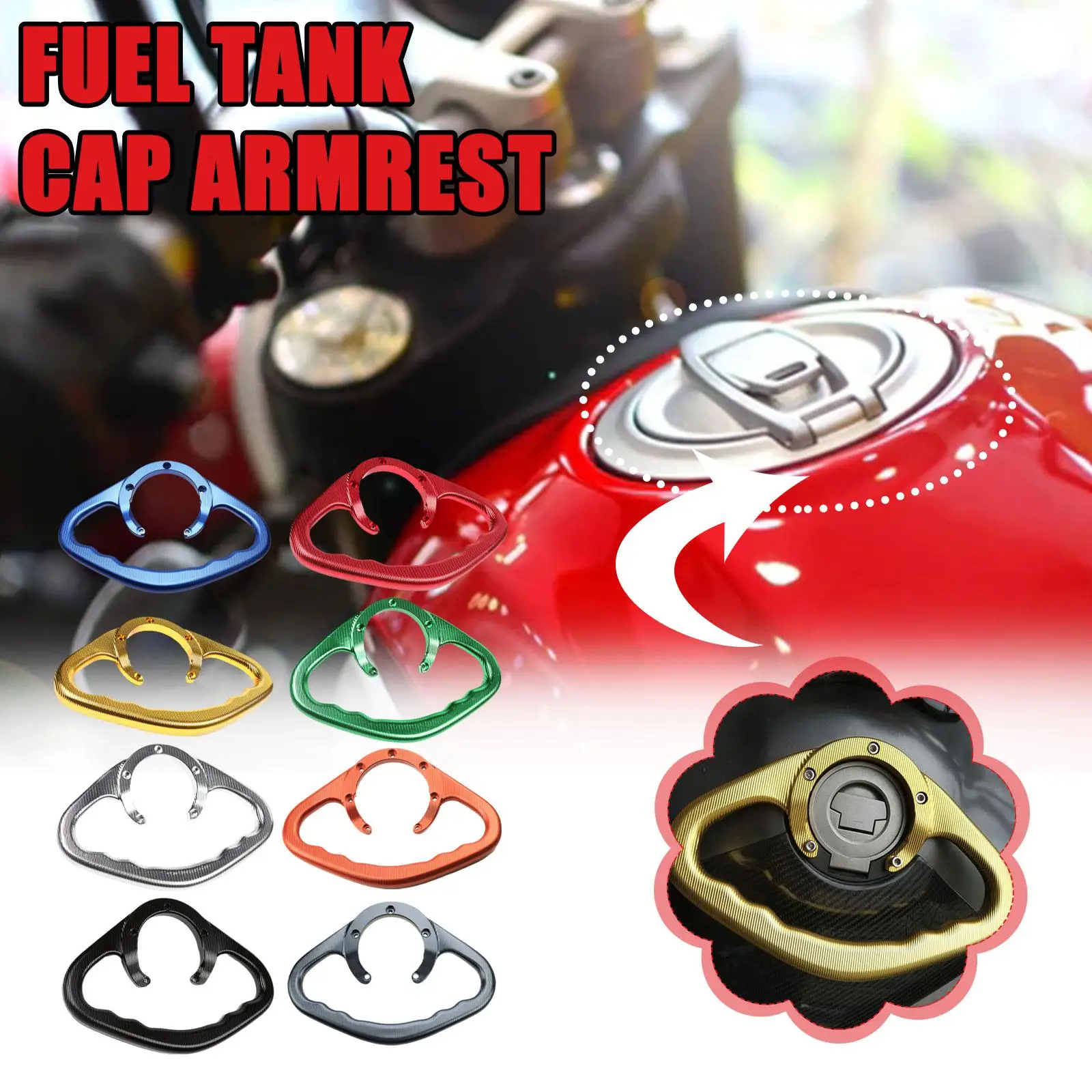 

Motorcycle Passenger Front Hand Grip Tank Grab Bar Holder Handles Armrest For KAWASAKI Ninja ZX-6R ZX10R Z800 Z1000 8 Colors