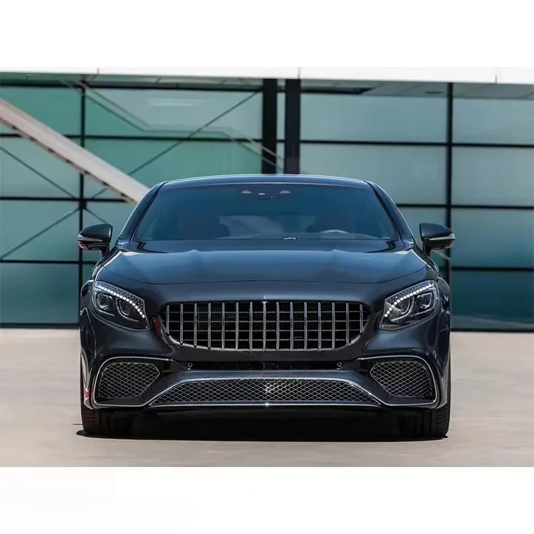 Фото Комплект обвеса в стиле S65 AMG Coupe: передний бампер, задний диффузор для BENZ C217 S-Coupe 2015-2019 №3